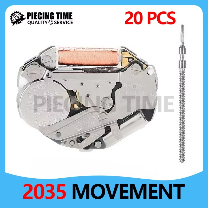 20-個日本製-2035-クォーツ電子ムーブメント時計の交換および修理部品時計モデルバッテリー付属