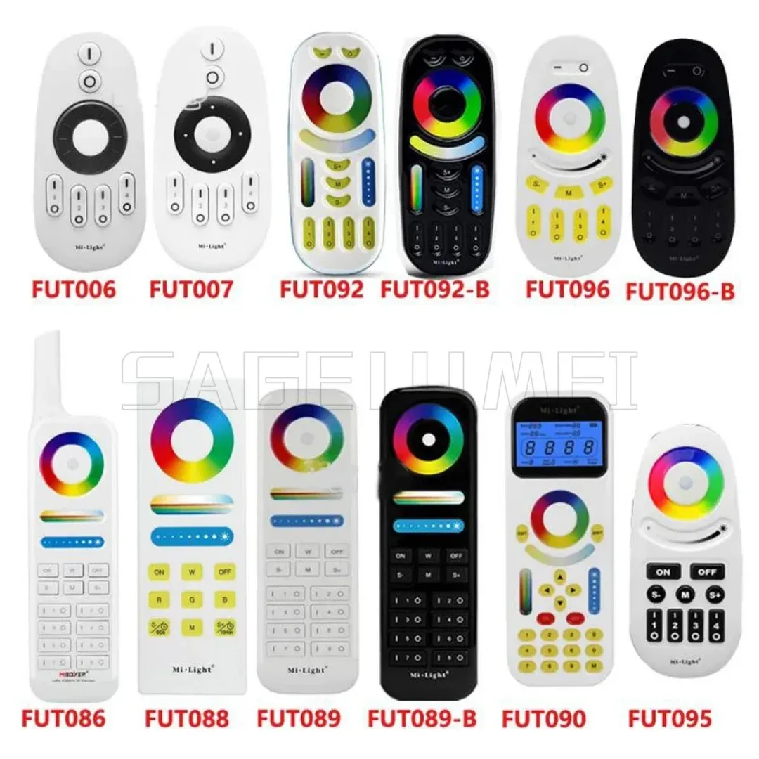 Milight MIBOXER Telecomando 2.4G RF Wireless Remote RGB + CCT Controller FUT006 FUT007 FUT087 FUT088 FUT089 FUT092 FUT094 FUT095 FUT096