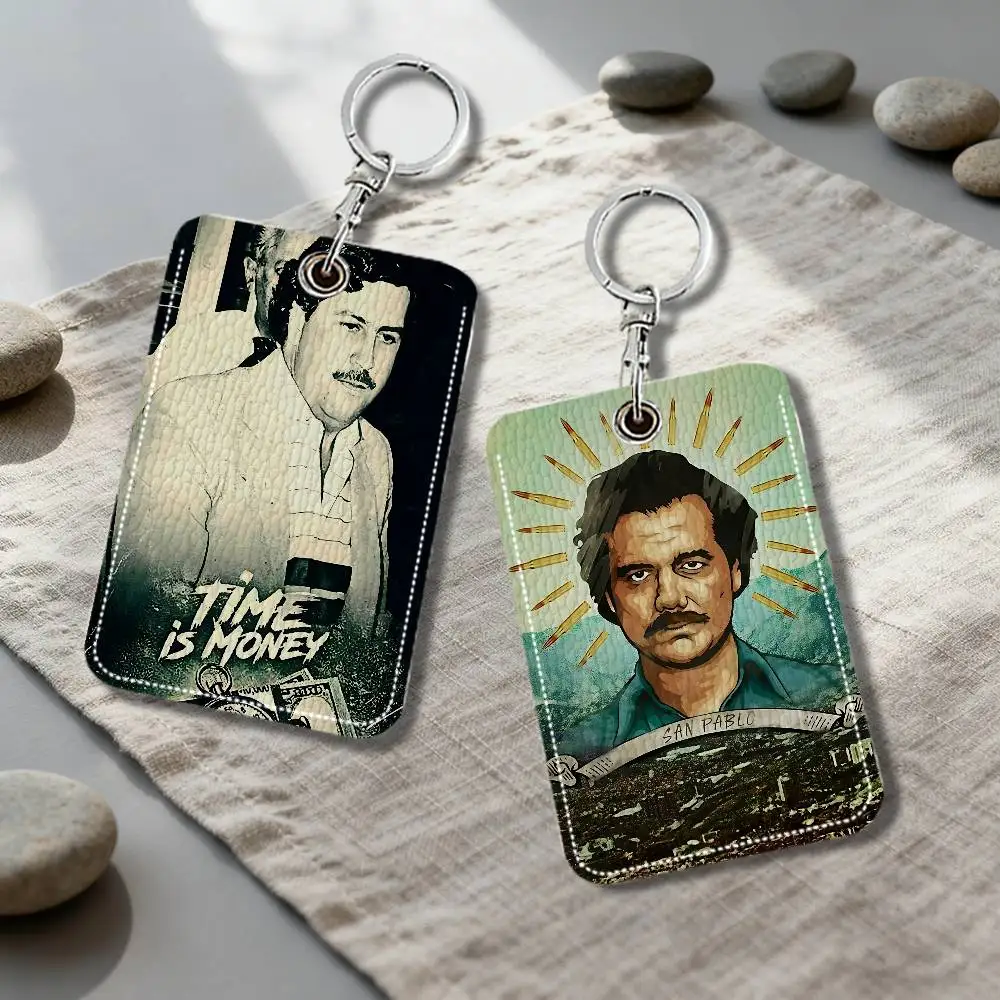 

Брелок-держатель для карт N-Narcos P-PABLO E-ESCOBAR, защитный чехол для ключей и дверных замков, подарок для обеспечения безопасности