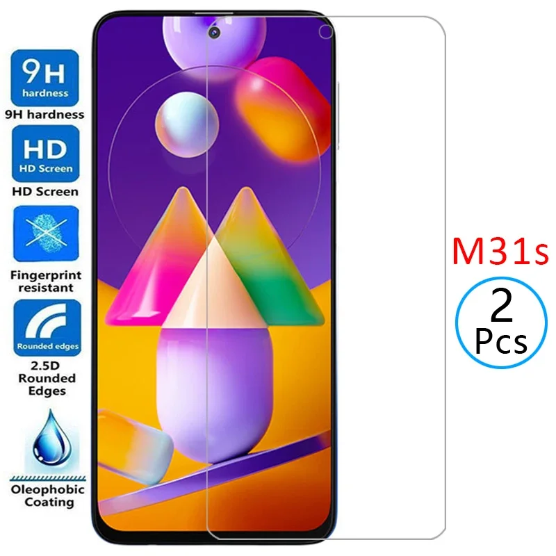 Tempered Glass For Samsung M31S Protective Glass Screen Protector On Galaxy M 31S M31 S Film Samsun Samsumg Sansung Samsungm31S