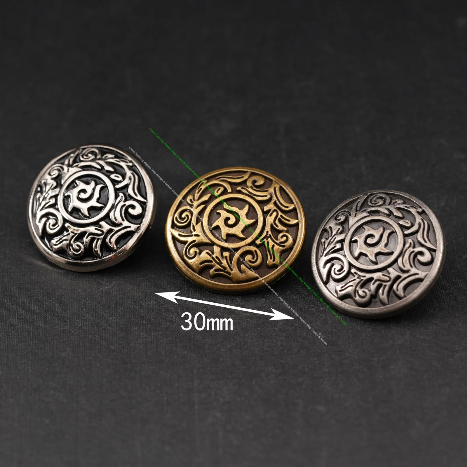 10PC 31*30MM Trabal BRASS SUN TOTEM FLOWER LEATHERCRAFT DECORATION CONCHO HORSE SADDLES STUDS SCREWBACK