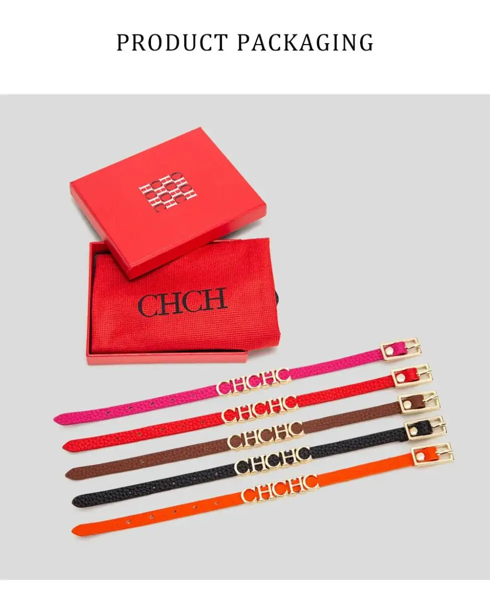 

Women's Bracelet 2025 New Fashion Letters Retro Simple Leather Women's Bracelet Classic Hundred Accessories Hand Jewellery