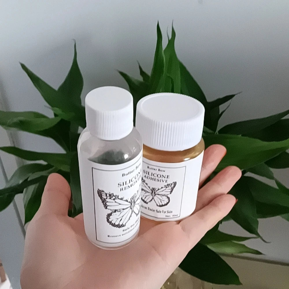 For Cross dresser Invisible Fake Silicone Breast Forms, 50ml CD Silicone Adhesive Glue Water Stick & Remover To Skin Special