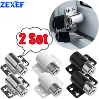 ZEXEF Sliding Door Window Locks With 2 Keys Fixer Limiters Safety Protection Antitheft Door Window Security Lock Catches