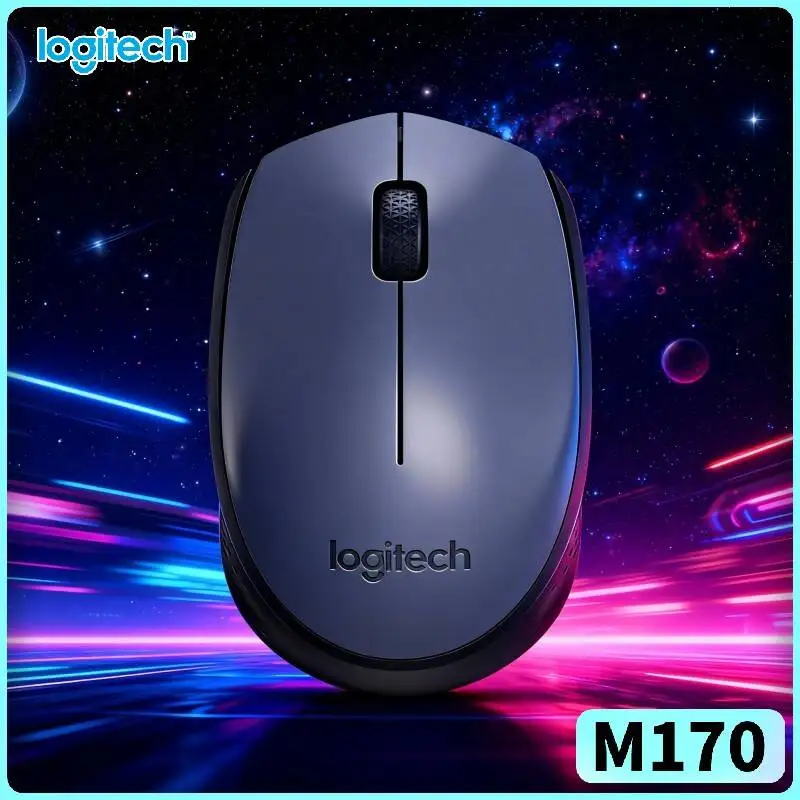 

Logitech M170 Wireless Mouse Ultra-Slim Build 2.4GHz 1000DPI 12-Month Battery for Laptop Desktop Travel Kits
