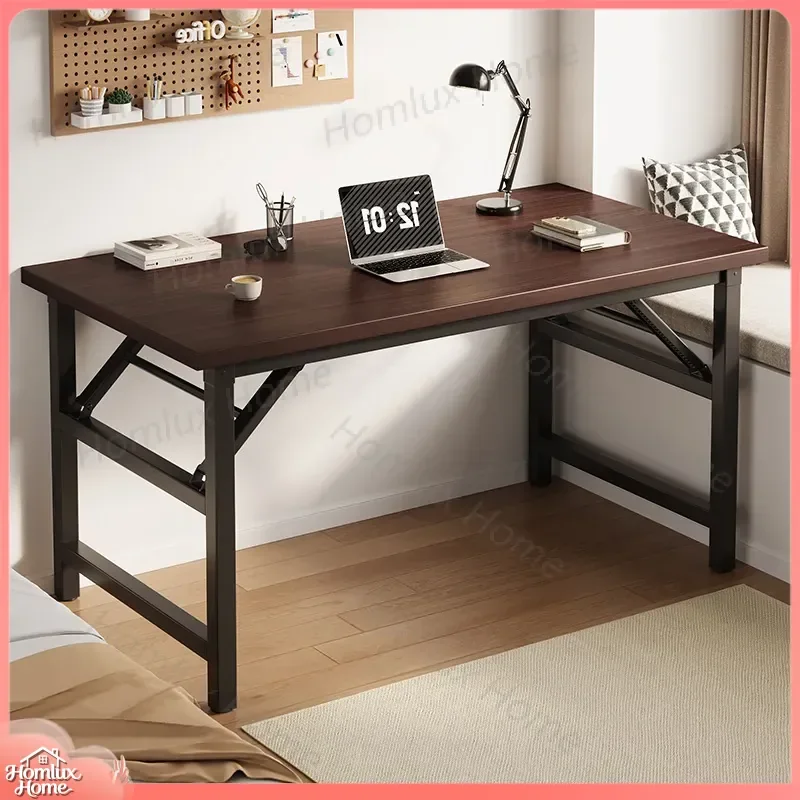 Foldable Computer Desk for Bedroom Home Long Simple Modern Study Writing Table