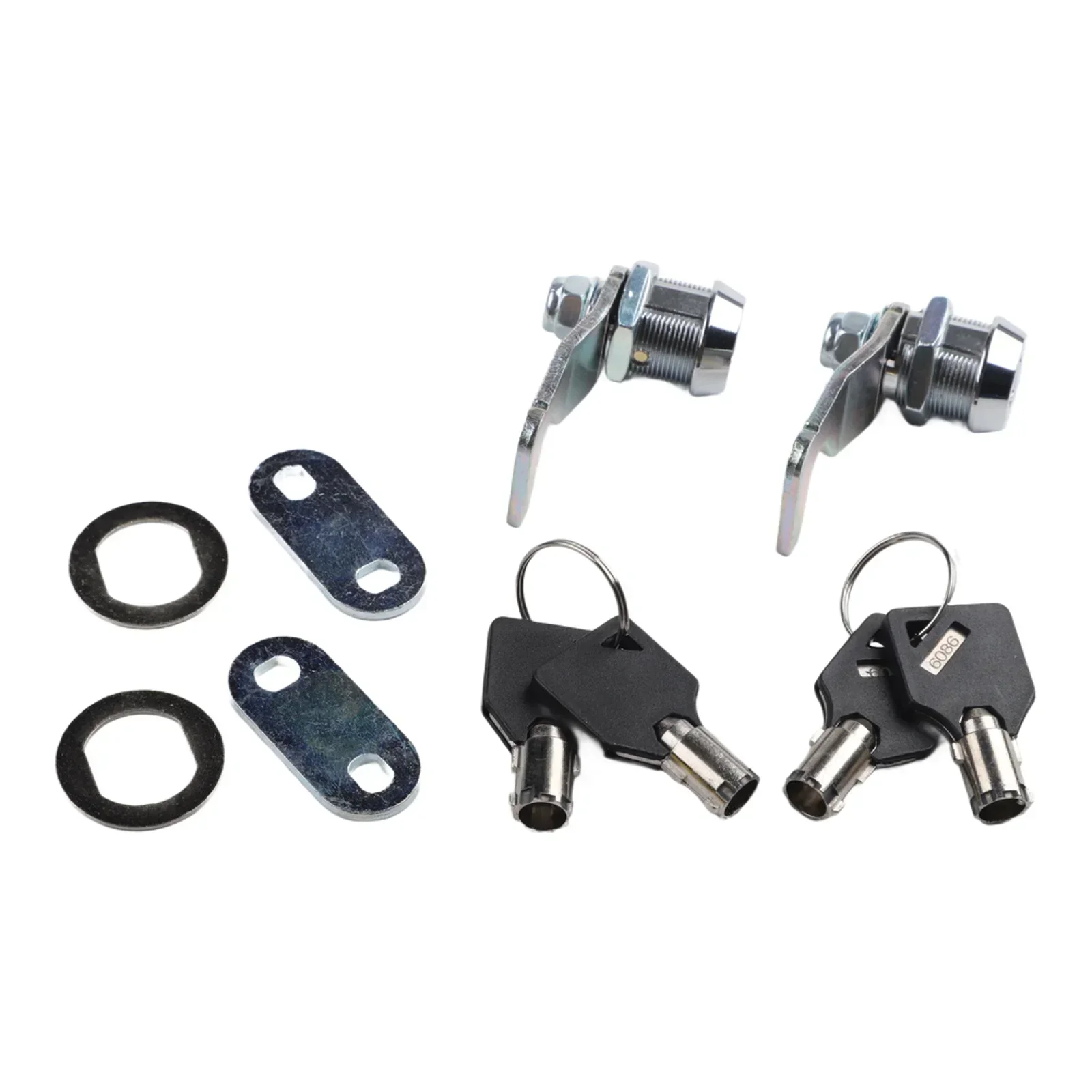 Lock Set for Tool Box with Keys 5/8 Inch Tubular Cam Design Hook Cam Zinc Alloy Body for Long Term Use in Harsh Environments