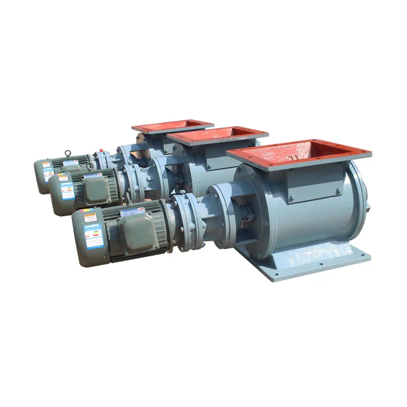 

Electric ash unloading valve, chain rotating square mouth round mouth shutdown fan, frequency conversion impeller star unloader
