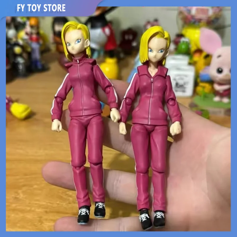 En Stock Dragon Ball Z figura clase E aventurero Shf Super Sexy Android 18 No.18 Lazuli figura móvil coleccionar regalo juguete personalizado
