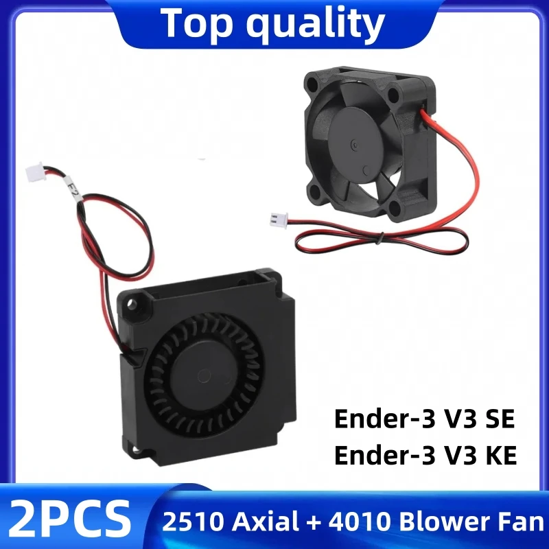 

For Ender-3 V3 SE Fan 24v Set, 2510 Axial Fan and 4010 Blower Fan for 3D Printer Ender-3 V3 SE/Ender-3 V3 KE