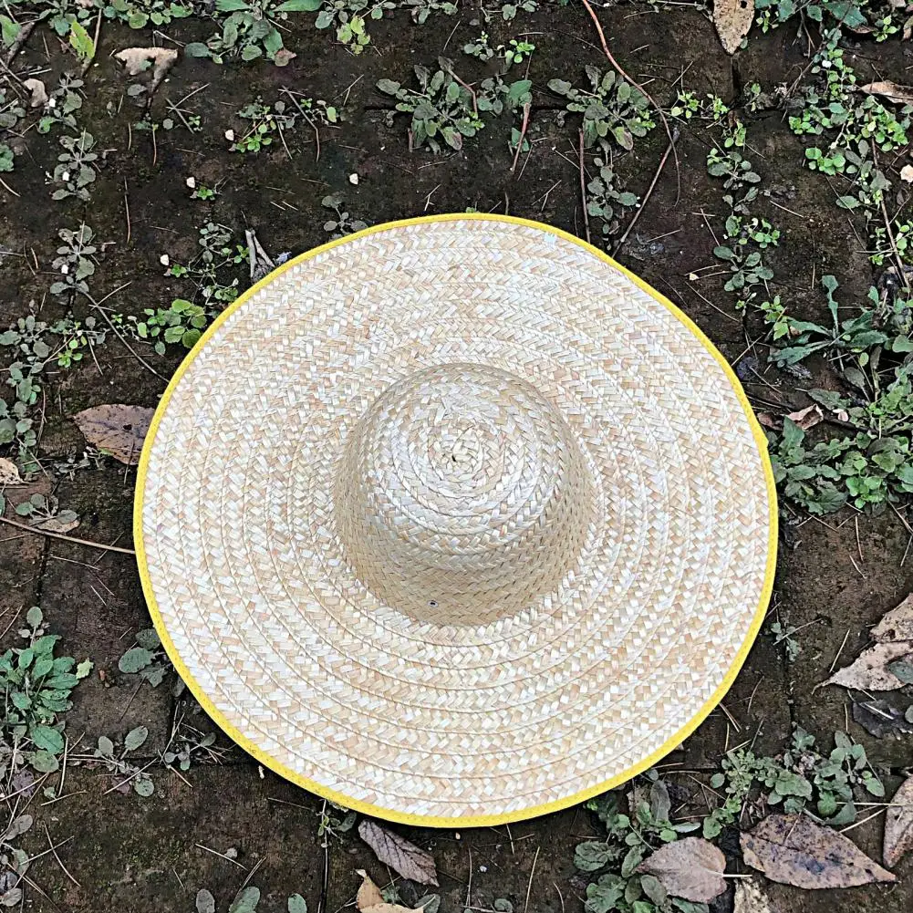 Chapeau de plage en paille pour homme, casquettes de pêche et de chasse, à la mode, été