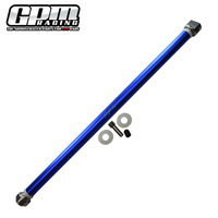 Stainless Steel Head Metal Barrel 189mm Center Drive Shaft 6765 6767 for Traxxas 1/10 Rustler Hoss 4X4 VXL RC Car Upgrade Parts