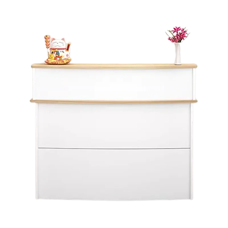 Counter Display Reception Desks Nordic White Office Luxury Reception Desks Front Desk Mostrador Negocio Commercial Furniture