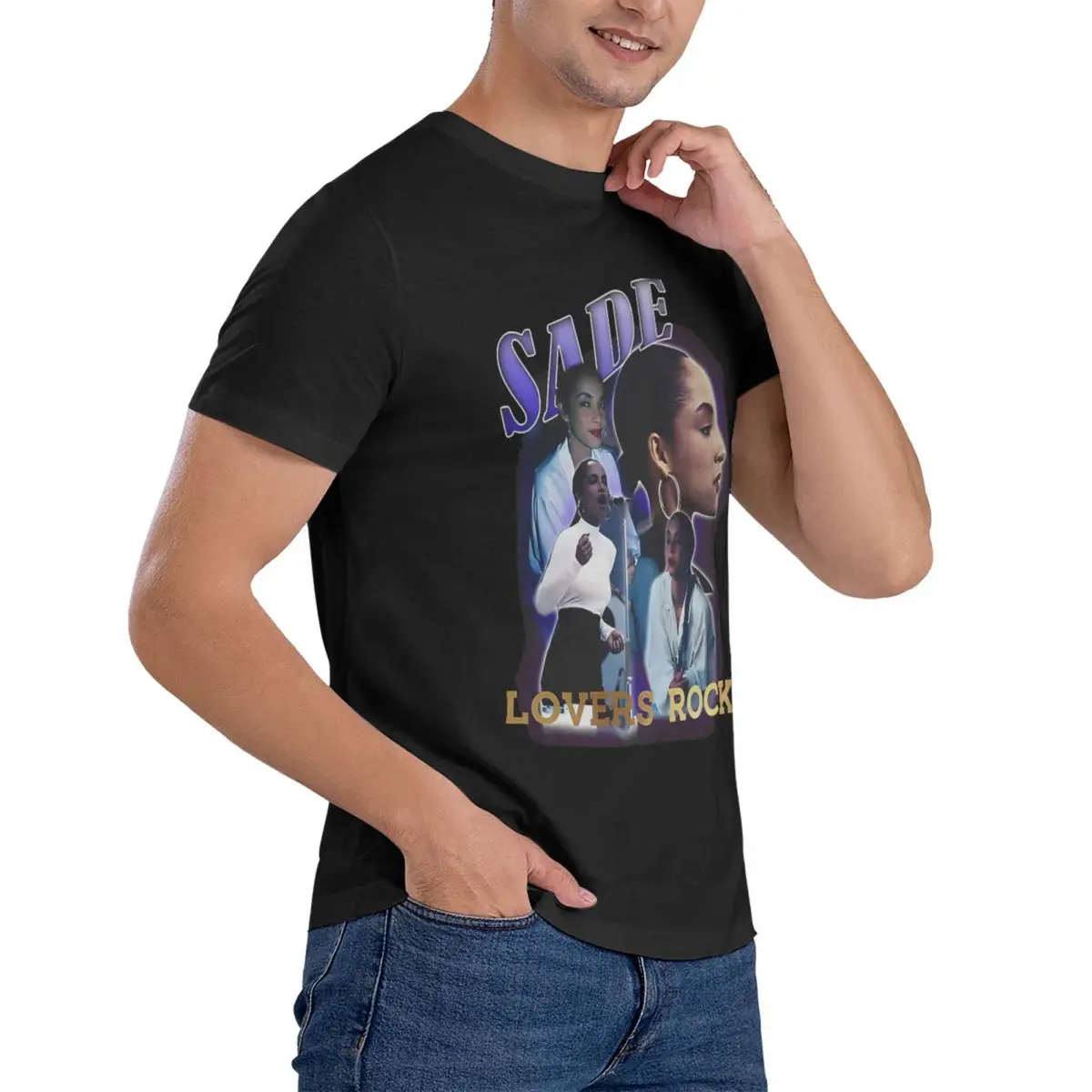 Amazing T-Shirt Men S-Sade Crazy Cotton Tee Shirt Round Neck Short Sleeve T Shirt Original Tops image 3