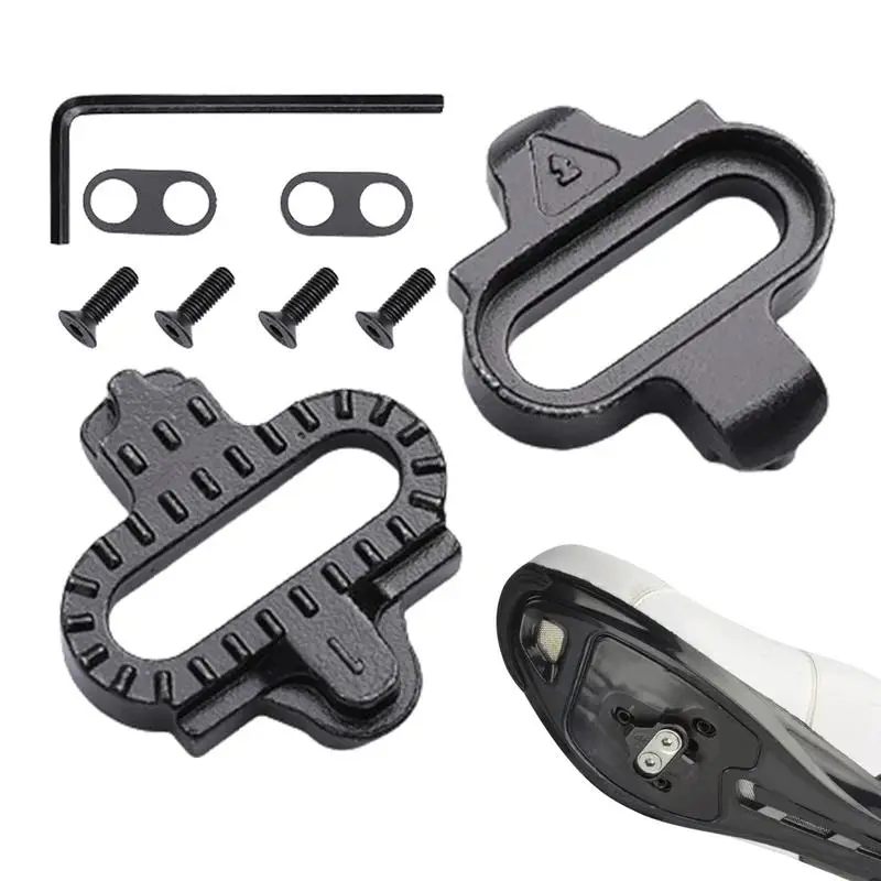 Road Cleats Road Cycling Cleats Stainless Steel Road Cycling Cleats Anti-Slip Stability Cycling Cleats For Cycling Accessories