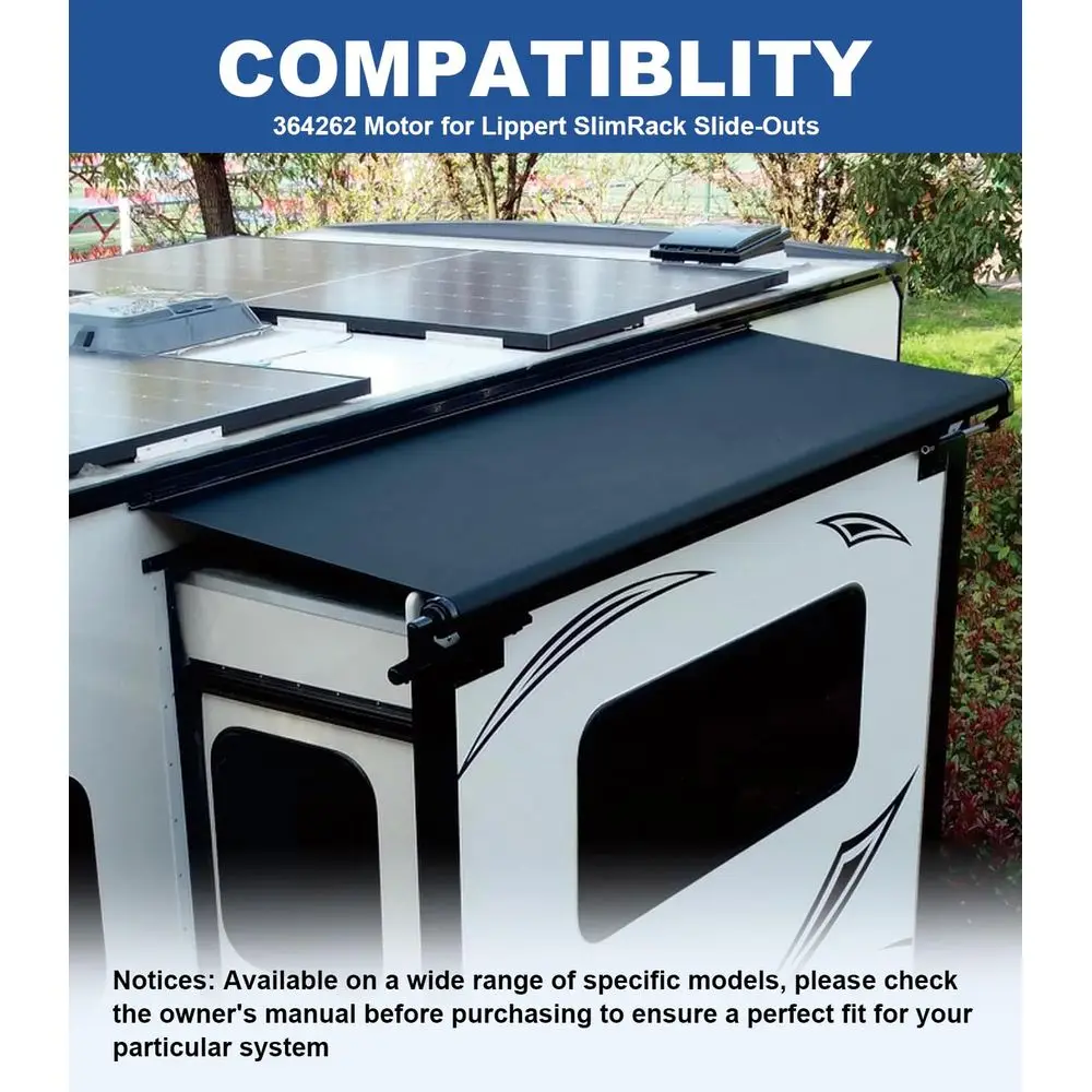 محرك منزلق 364262 RV مع فرامل متوافق مع نظام Lippert SlimRack Schwintek، عزم دوران متوسط 42 مم #5