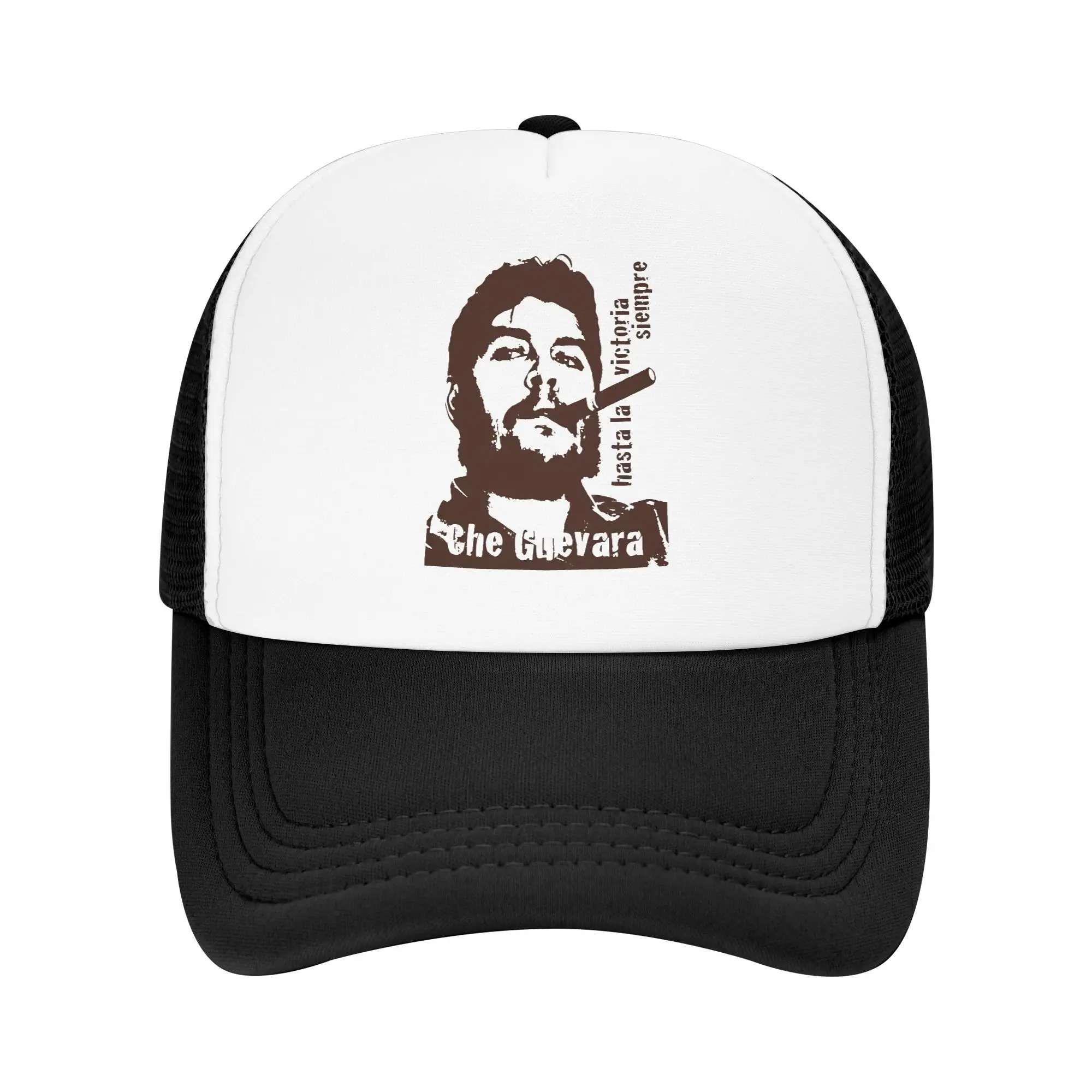 Gorras de Sol Che Guevara, Gorra Trucker de Malla Casual para Hombre y Mujer, Diseño Transpirable, Gorra Snapback para Tenis y Skate, Regalo de Cumpleaños