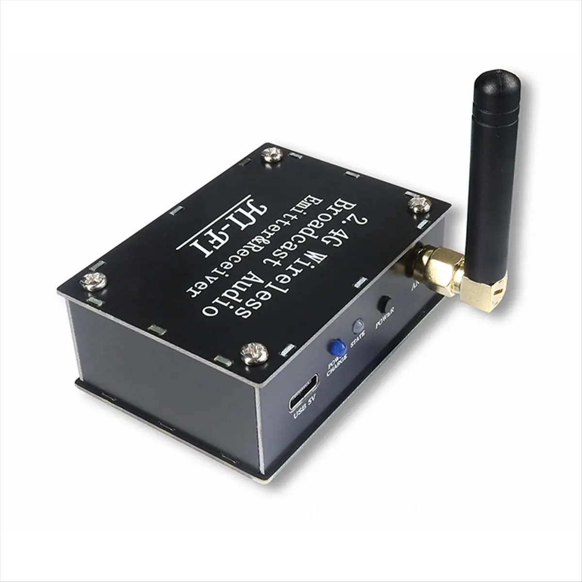 (BOFF) 2.4G Hifi Wireless Audio Transmission Transceiver Supports One Transmitter and Multiple Receivers for Stereo Sound