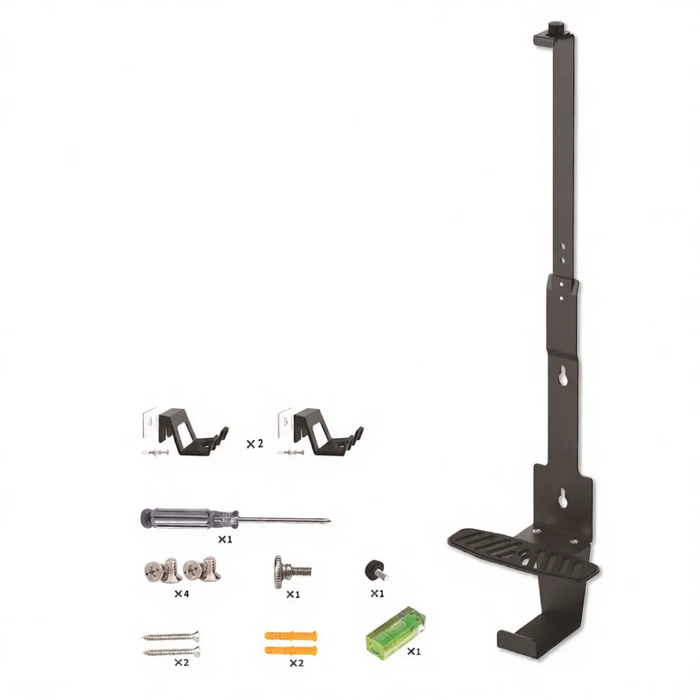 PS5 Wall Mount Bracket Compatible With For PS5 Slim Pro Gaming Console Space Saving Metal Floating Holder Stand Organizer