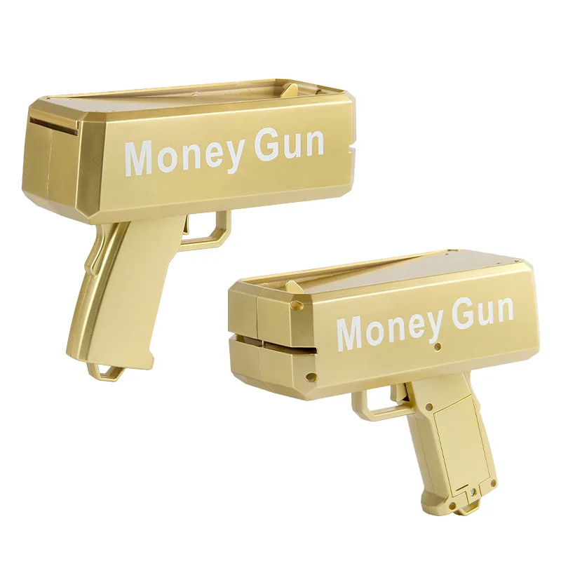 Shoot Money Gun Toy Party Banknote Pistol Paper Money Shooter Machine Funny Game Gift Party Supply festival Kids gifts Toys