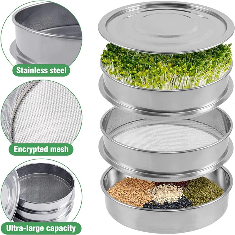 Stainless Steel Plant Germination Kit Hydroponics Growing System Indoor Kits Complete Set Plant Germination Kit Grow Box Kits
