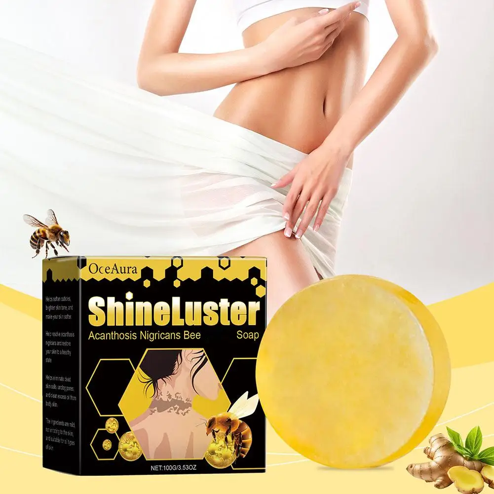 Jabón de abeja de 100g, ingredientes naturales, potente, limpia profundamente la piel y elimina la suciedad, cuidado de la piel para mujeres y hombres, envío directo, O4V6