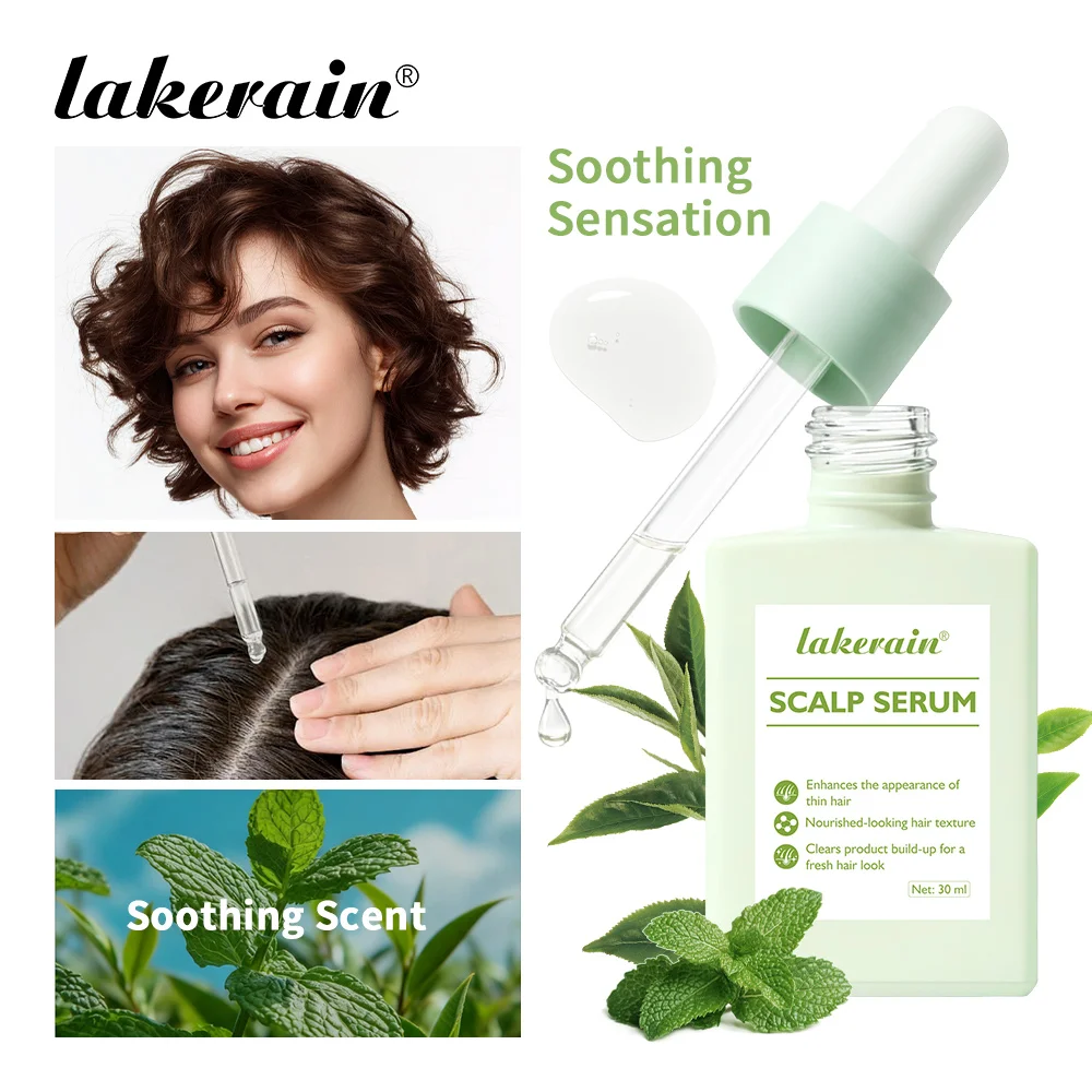 

Сыворотка для кожи головы Lakerain, густая, укрепляющая корни волос, быстрая впитывающая, питательная, успокаивающая, безопасная для всех волос, уход за кожей головы