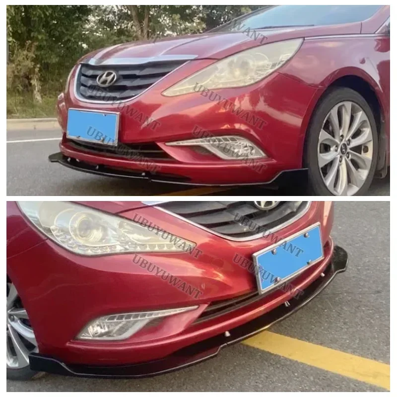 

Car Bumpers Auto Refit Parts ABS Plastic Front Lip Spoiler Splitter For Hyundai SONATA 8 2011-2015
