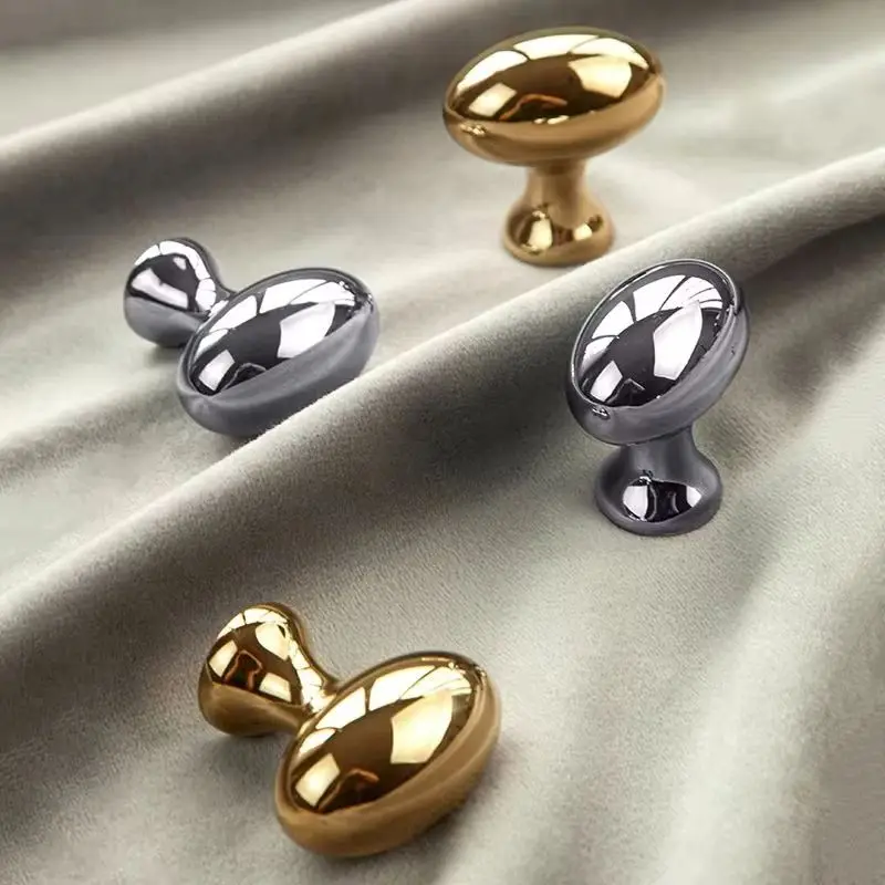 HOT 10PCS Solid Brass Furniture Pulls Handles Drawer Knobs Cupboard Wardrobe Dresser Kitchen Closet TV Wine Cabinet Pulls Knobs