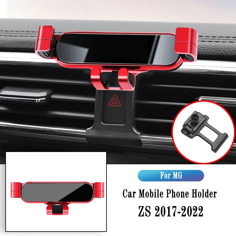 

Gravity Navigation Car Phone Holder For MG ZS 2017-2022 Air Outlet Clip Special Bracket GPS Support Stand Auto Accessories
