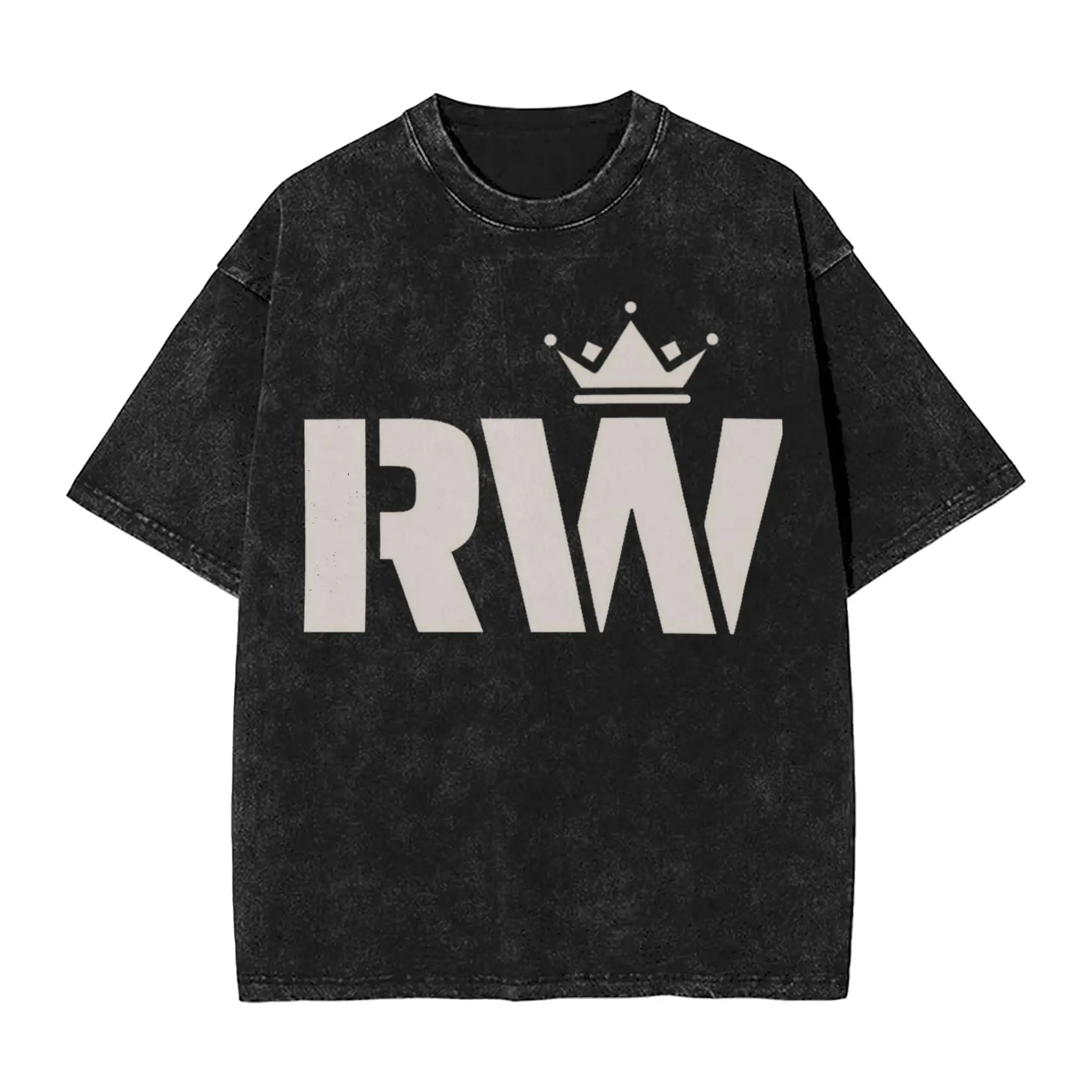 Robbie Williams Music Washed T Shirts Streetwear Hip Hop Novelty T-Shirt  Tees Men Women Cotton Street Graphic Printed