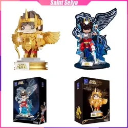 Saint Seiya Building Blocks Anime Figure Desktop Decoration Puzzle Assembling Model Toys Birthday Gifts for Boys and Girls