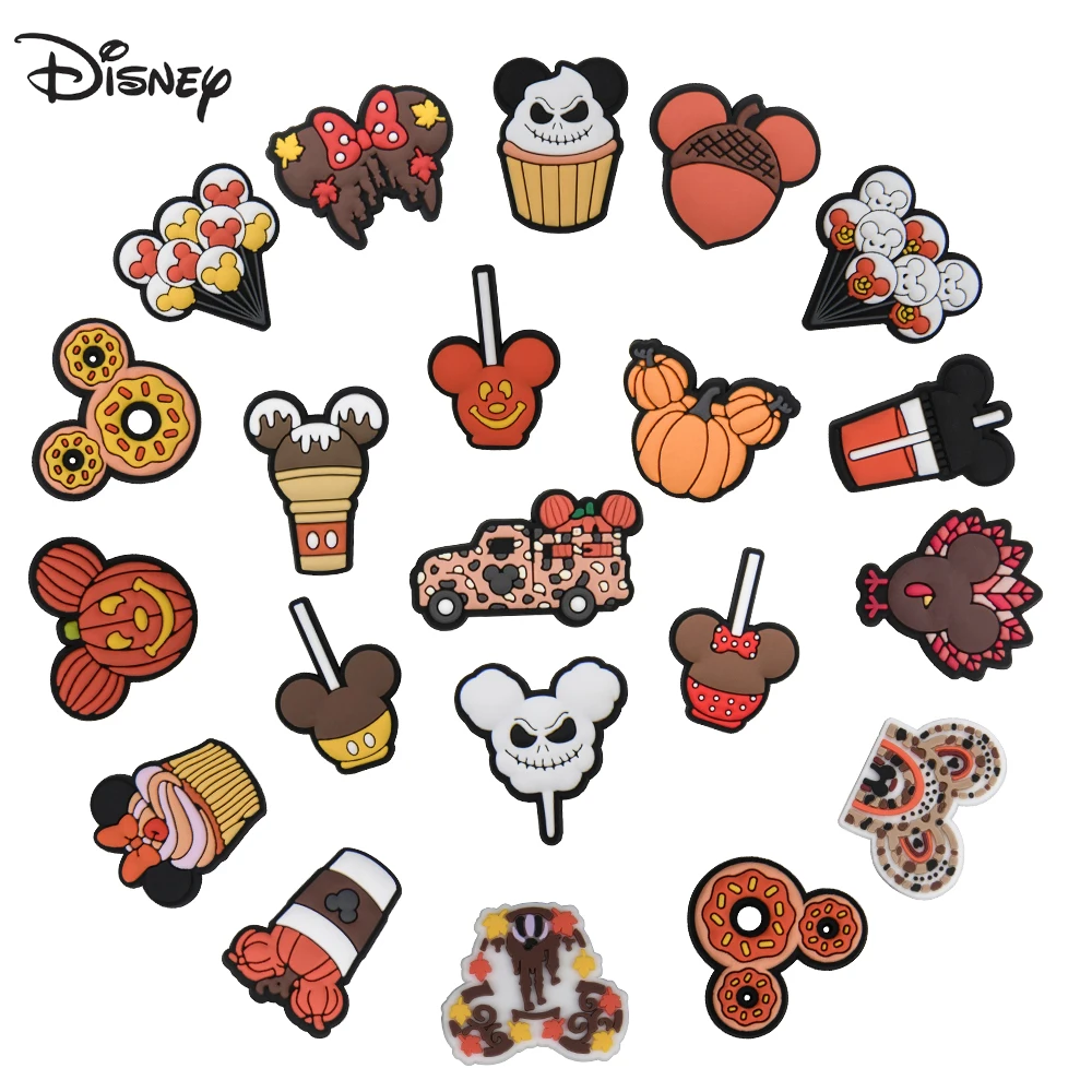 

Подвески для обуви Disney Halloween food 9-210 шт. | Симпатичные аксессуары из ПВХ для сабо и сандалии | Детский DIY украшение для вечеринки, рождественский подарок