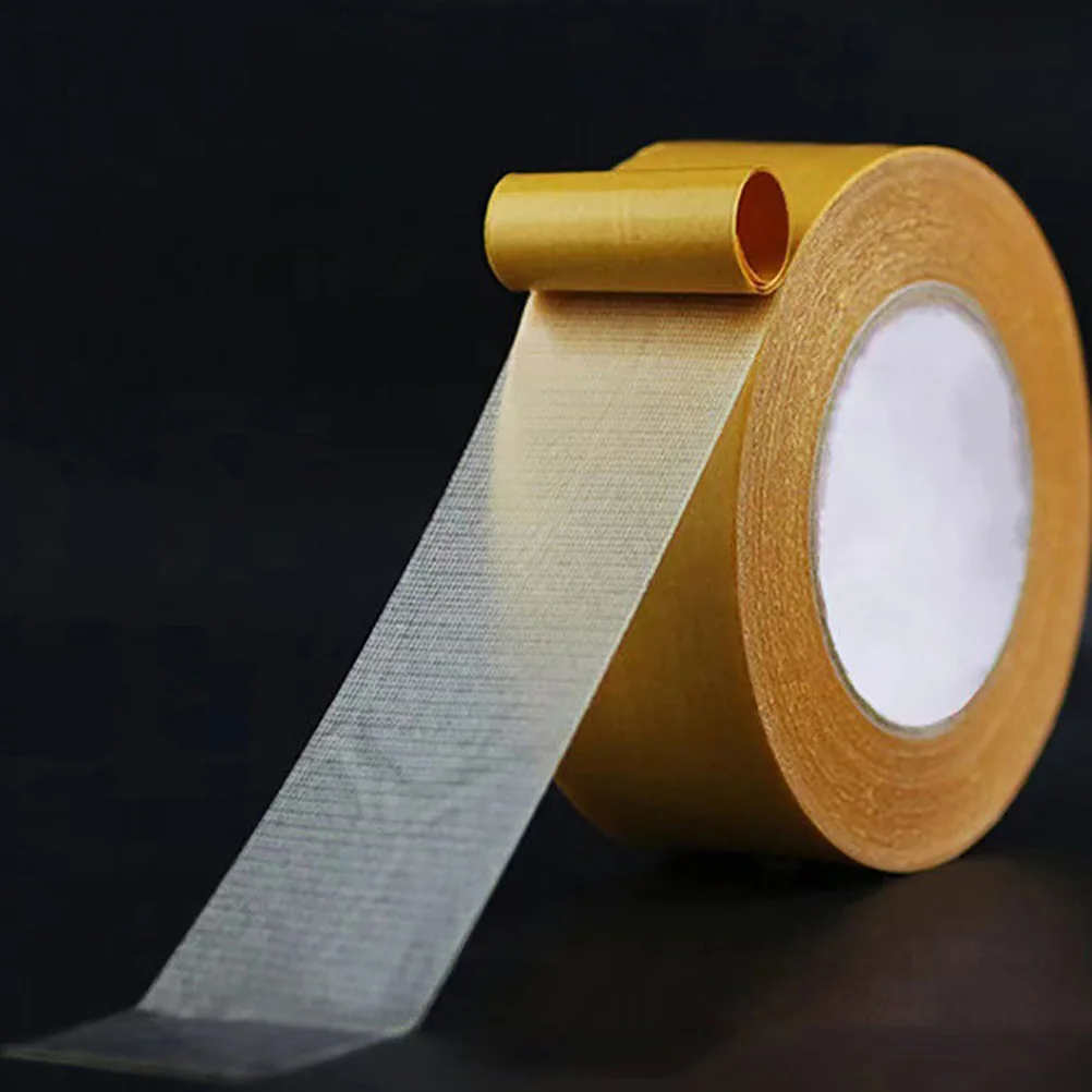 2 pezzi di nastro biadesivo in tessuto 5 cm x 10 m ad alta viscosità per tappeti resistenti nastro adesivo sigillante riparazione multiuso