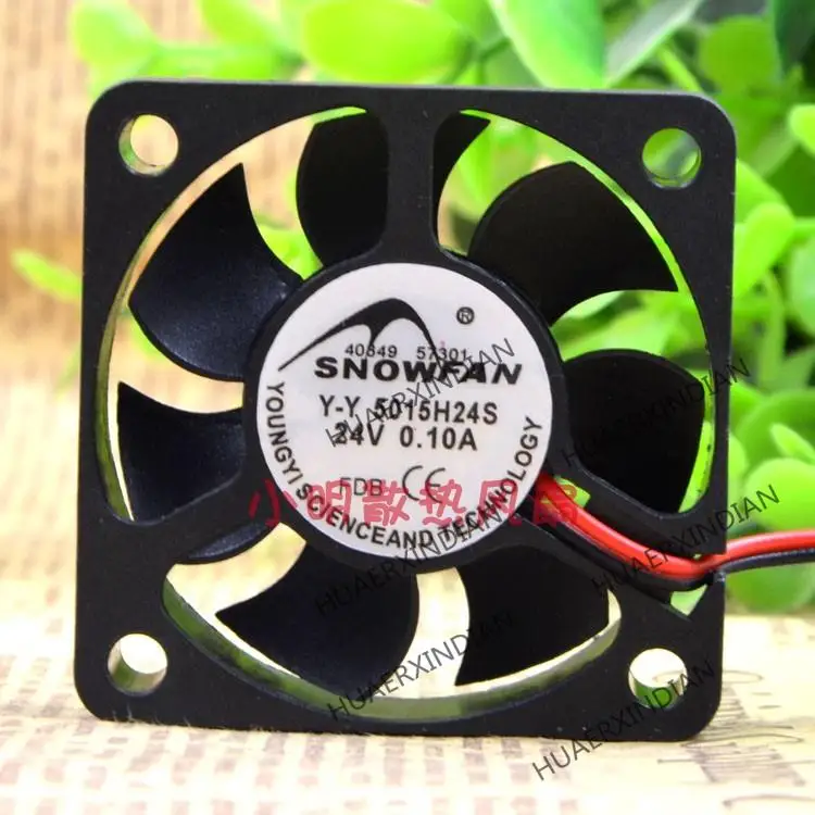 جديد 5015 24v 0.1A YY5015H24S 5 سنتيمتر التبريد مروحة الجمعية عدة