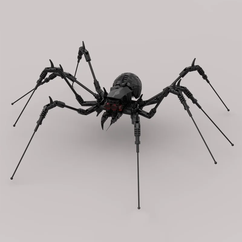 

140PCS Creepy Spider MOC DIY Seasonal Set - Venom Drips & -Compatible Eyes