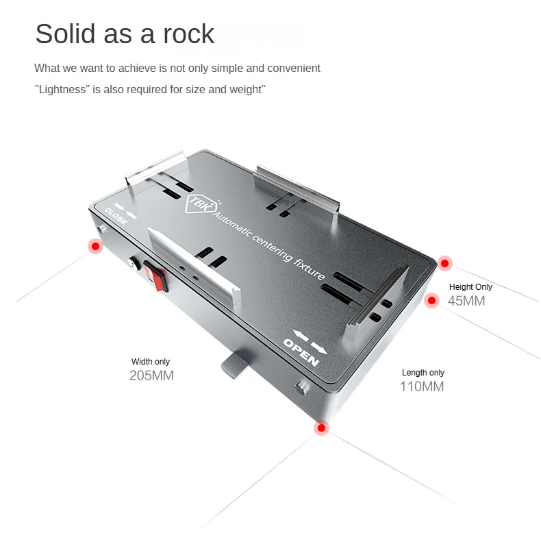 

Industrial TBK-203R Intelligent Centring Fixture 20.5x11cm for Lathe Drilling & Milling Machines