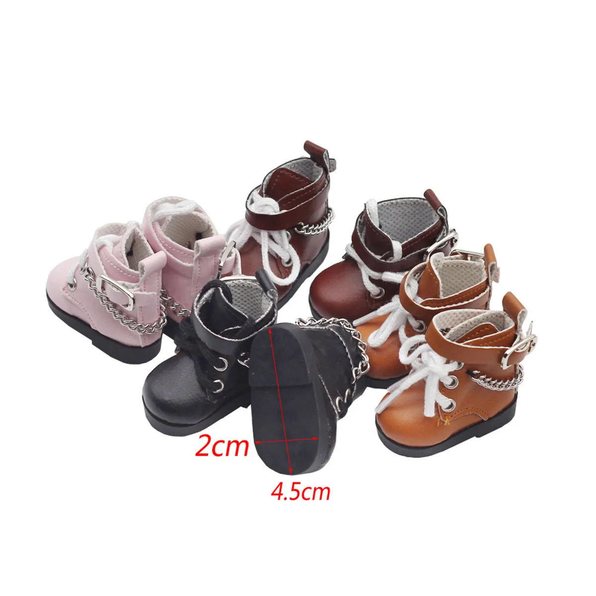 Labubu 작은 가죽 신발에 적합 코튼 인형 체인 신발 인형 액세서리 DIY 인형 완구