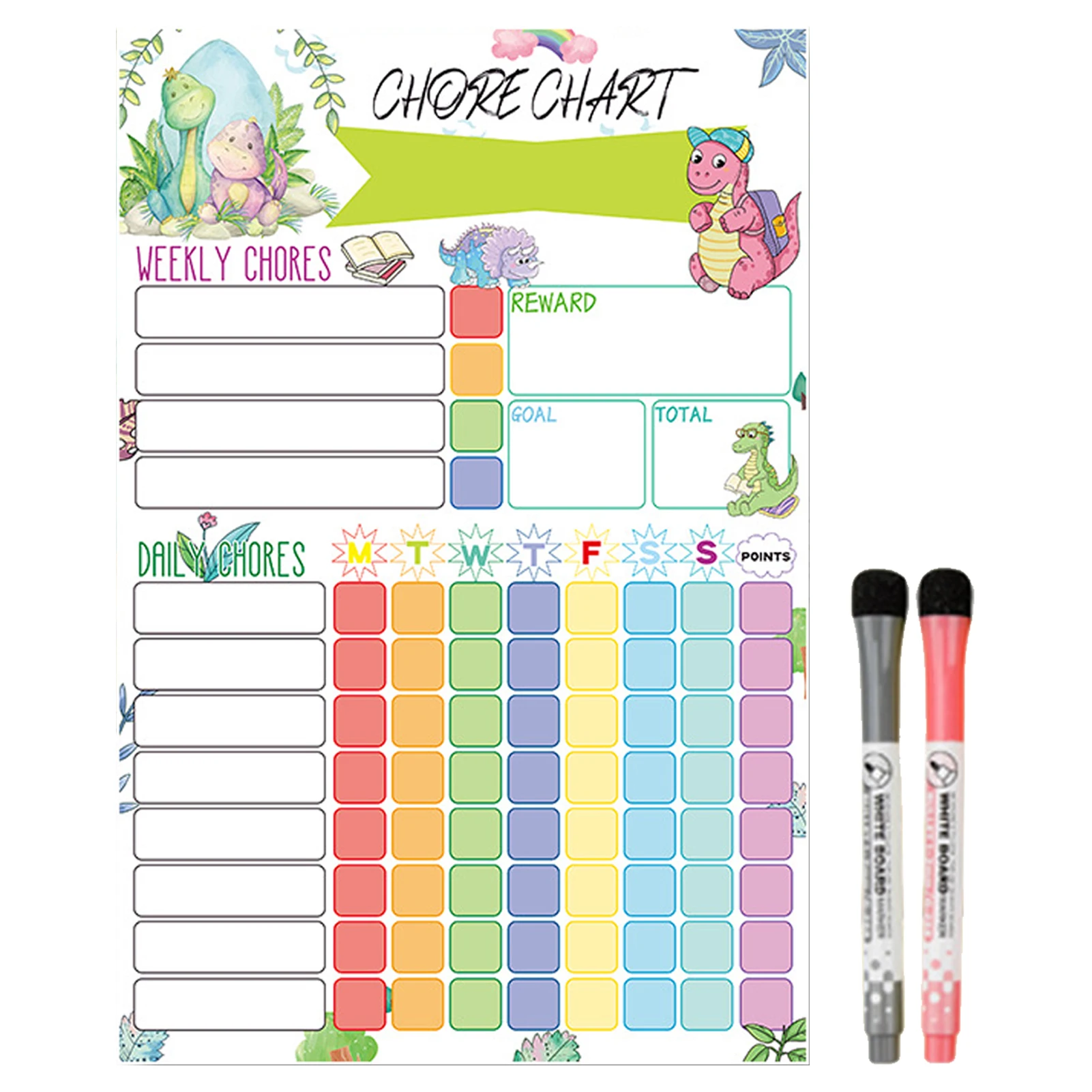 Magnetic Chore Chart Magnetic Dry Erase Chore Chart Set Magnetic Dry Erase Board Reward Chart For Toddlers Kids Teenagers Adults