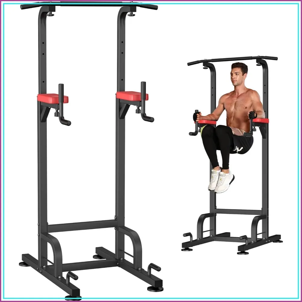 Power Tower Pull Up Bar Dip Station for Home Gym Strength Training