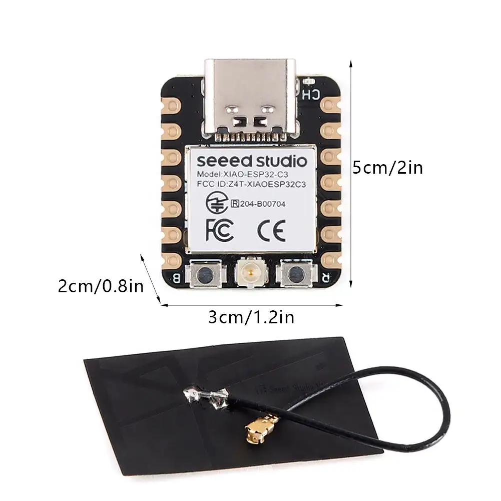 1/2 Pcs Seeed Studio XIAO ESP32C3 Thumb WiFi Mesh Development Module For Arduino For IoT Smart Home Sensor Networks Ect