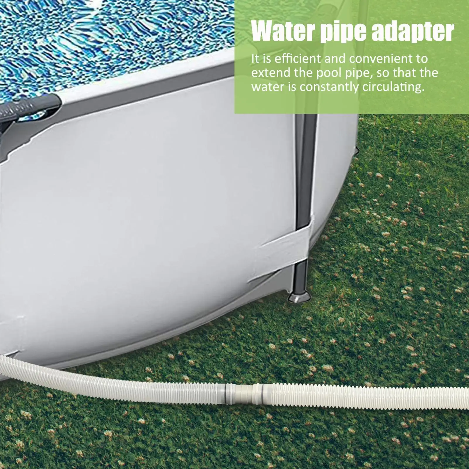 Pool Hose Connector 32 mm Swimming Pool Filter Pump Pipe Joint Pool Accessories 1.25 Inch Pipe Connector for Connecting Control