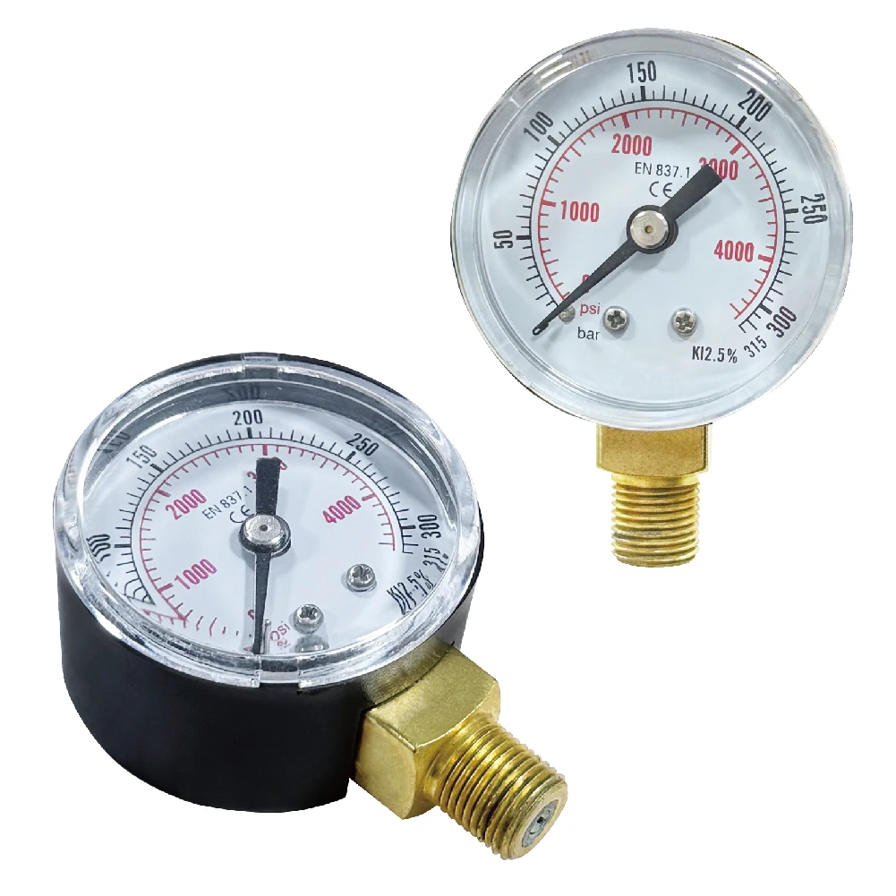 

KI2.5% 4cm Iron Case hpa gauge 4500psi pressure gauge manometer hpa pressure gauge for FX Accessories