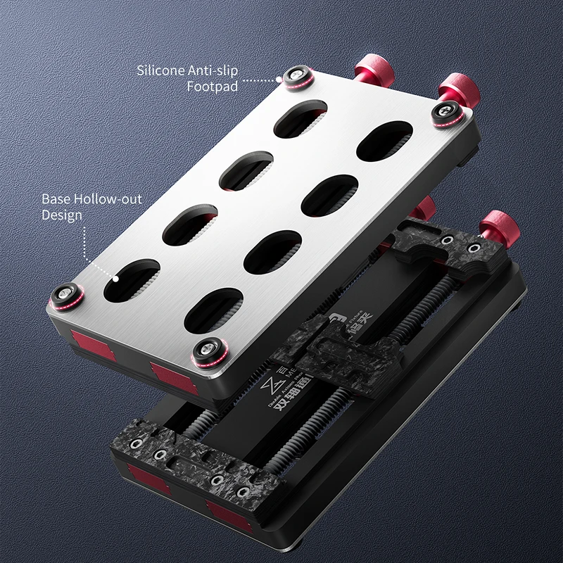 MEGA-IDEA JJ-2 Double Bearing PCB Holder for iPhone Samsung Xiaomi Mobile Phone Motherboard IC Chip Fixture Repair Tools
