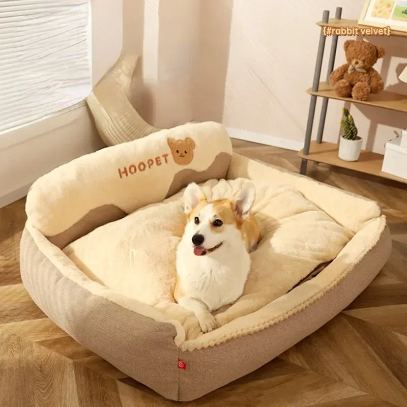 Winter Multifunctional Pet Dog Sofa Bed Mat Soft Puppy Bed Cat House Warm Pet Sofa Cat Supplies for Large Medium Small Dogs