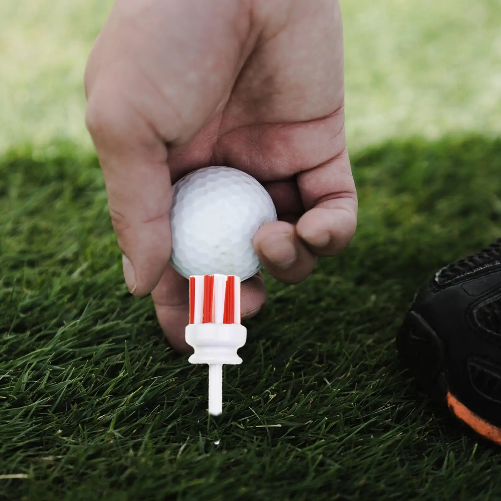 Golf Ball Tees Golfing Tee Golf Tee Brush Low Resistant Friction Driver Tees Golf nail low resistance hairy plastic ball