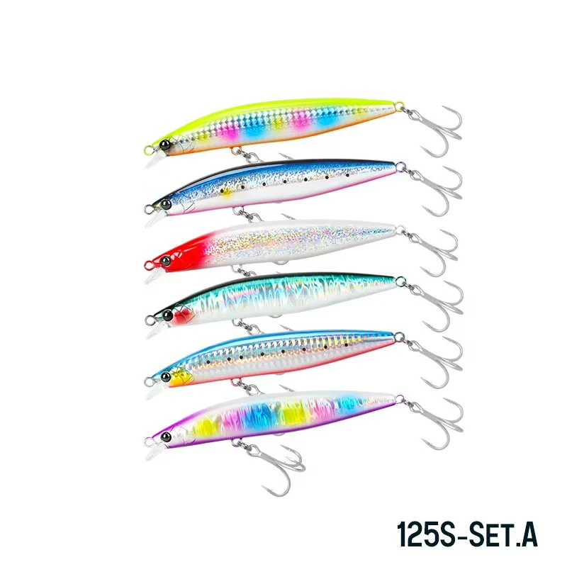 Tsurinoya sinkende Elritze Stinger 125s 125mm 28g 6 stücke Set kostenlos ihshore Angeln Versand Angel box künstliche haltbare große Köder