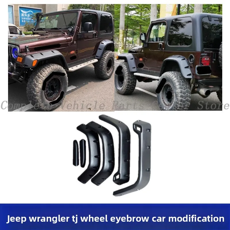 

Высокое качество ABS 6 шт. расширители крыльев для Jeep Wrangler TJ широкая утолщенная модификация для бездорожья