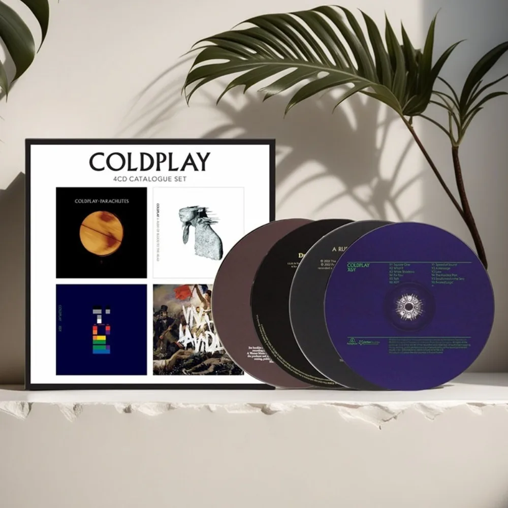 Coldplay CATALOGUE SET 4CD Álbum Rock Music Collection Records Classic Western Band Premium Soundtracks