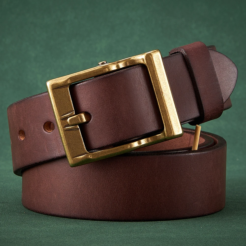 38cm-male-thick-real-leather-belt-copper-buckle-handmade-first-pure-full-grain-genuine-leather-cowhide-retro-casual-jeans-belt